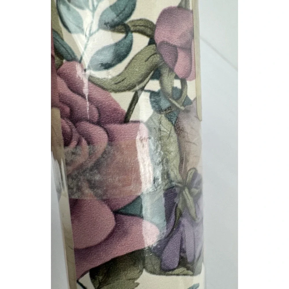 VTG Floral Roses & Pansies Brewster Wall Paper Border Scalloped Edge New Sealed‎